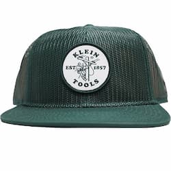 Klein Tools Mesh Flat Bill Cap, Hunter Green