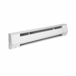 5-ft 938W/1250W Electric Baseboard Heater, 208V/240V, 5.2 Amp, White