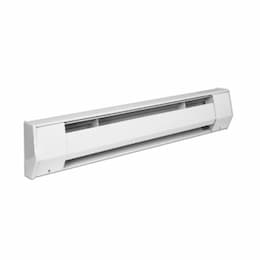 6-ft 1500W Electric Baseboard Heater, 208V, White