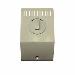 Built-In Thermostat for K Series Baseboards, Single Pole, Almond