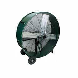 36-in Belt Drive Drum Fan, Fixed, 11630 CFM, 120V, Green