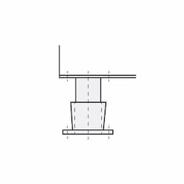 Pedestal for HSB Draft Barrier Heater