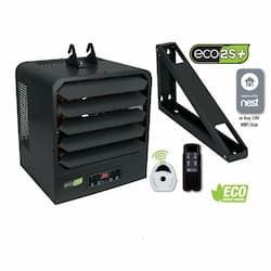 12.5kW ECO2S+ Unit Heater w/ Fuse Block, 1 Phase, 825 CFM, 208V, Gray