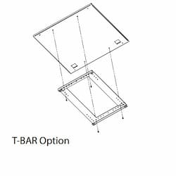 T-Bar Ceiling Adapter Kit for KDS Series Heaters