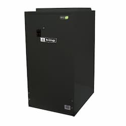 40956 BTU/H Electric Furnace w/ ECM Motor, 12kW, 3000 Sq Ft, 1 Ph, 50 Amp, 240V, Black