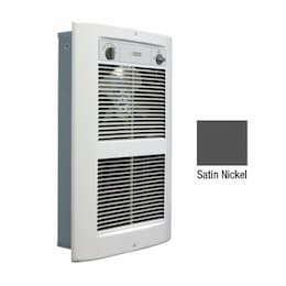 2750W Wall Heater, Large, 275 Sq Ft, 22.9 Amp, 120V, Satin Nickel