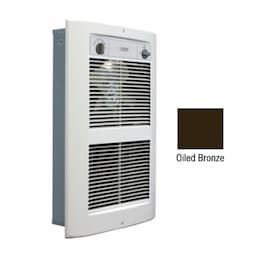 4500W Wall Heater, Large, 275 Sq Ft, 21.6 Amp, 208V, Oiled Bronze