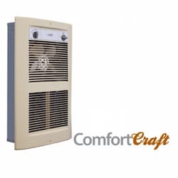 2250W/4500W Designer Wall Heater, Large, 208V/240V, Almondine