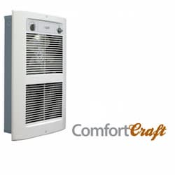 2000W/4000W Designer Wall Heater, Large, 277V, White Dove