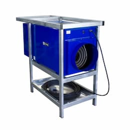 25kW Portable Unit Heater, Up to 2500 Sq Ft, 1250 CFM, 3 Phase, 208V