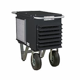 10kW Wheeled Unit Heater, Up to 1000 Sq Ft, 1000 CFM, 3 Phase, 208V