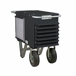 25kW Wheeled Unit Heater, Up to 2500 Sq Ft, 1250 CFM, 3 Phase, 208V