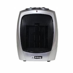 1500W Portable Ceramic Fan Heater, 175 Sq Ft, 12.5 Amp, 120V
