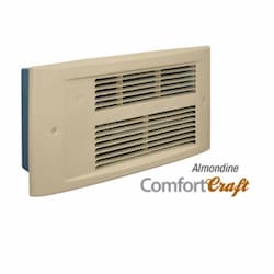 250W/1500W Designer Wall Heater, 175 Sq Ft, 75 CFM, 120V, Almondine