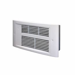 250W/1500W Designer Wall Heater (No Grill), 175 Sq Ft, 75 CFM, 120V