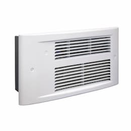 1750W Designer Wall Heater, 225 Sq Ft, 75 CFM, 8.4 Amp, 208V, White Dove