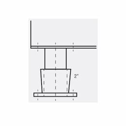 Pedestal for SB Draft Barrier Heater