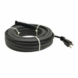 72W/96W 12-ft Self-Regulating Heating Cable, 120V