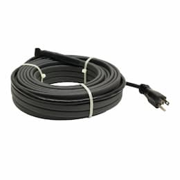 144W192W 24-ft Self-Regulating Heating Cable, 120V