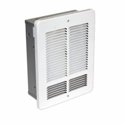 750W/1500W Economy Wall Heater, 175 Sq Ft, 85 CFM, 208V, White