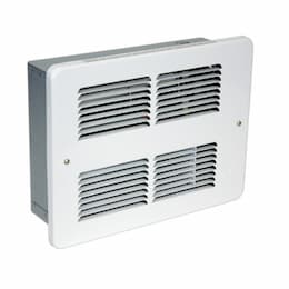 750W/1500W High Mount Small Wall Heater, 175 Sq Ft, 208V, White