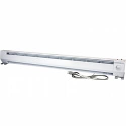 5-ft 1500W Portable Eco Baseboard Heater, 150 Sq Ft, 120V, White