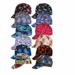 6 Panel Welding Cap, Size 7-3/8, Assorted Color