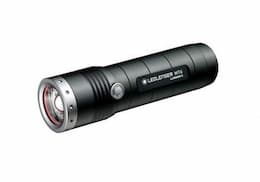 MT6 600 Lumen 260 Meter Black Metal LED Flashlight