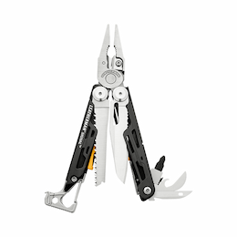 Leatherman Black Stainless Steel 19 Tool Signal Model Pocket-Sized Multitool  