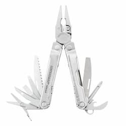 Knifeless REBAR Stainless Steel Multi-Tool with Leather Sheath