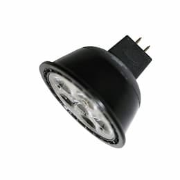 7W LED MR16 Bulb, Standard Flood, Dimmable, 425 lm, 2700K, Black