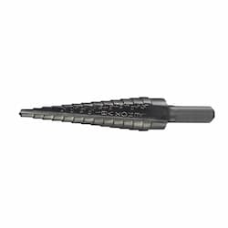 3/16'' to 1/2'' Step Drill Bit with 1/4'' Shank 