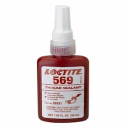 569 Brown Hydraulic Thread Sealant, 50 mL