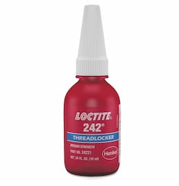 Loctite  Blue Medium Strength 242 Threadlockers, 0.5 mL