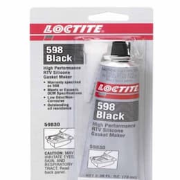 593 Black RTV Silicone Sealant, 80 ML