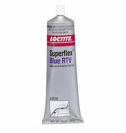 Blue SuperFlex RTV Silicone Adhesive Sealant Tube