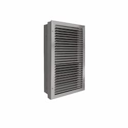 King Electric 4000W Electric Wall Heater w/ Thermostat & Disconnect, 277V, Silver