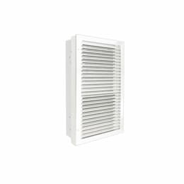 2750W Wall Heater w/ Thermostat, Wall Can, Disconnect & Relay, White