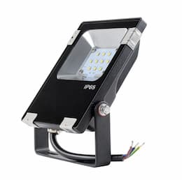 150W LED Flood Light w/ Photocell, 400W MH Retrofit, 19000 lm, 100V-300V, 5000K, Black