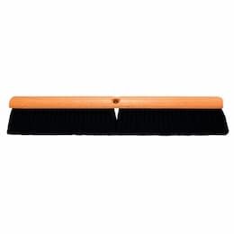 24" Black Tampico Floor Brush Without Handle