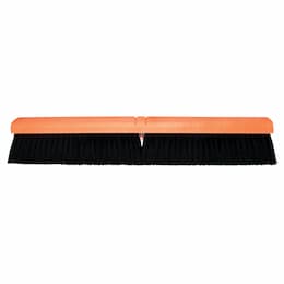 24" Red and Black Gauge Polystyrene Floor Brush