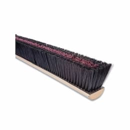 36" Red and Black Gauge Polystyrene Floor Brush