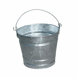 Magnolia Brush 12qt Hot Dipped Galvanized Steel Water Pail