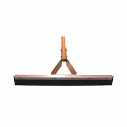 30" Neoprene Squeegee Complete with Steel Bracket Handle