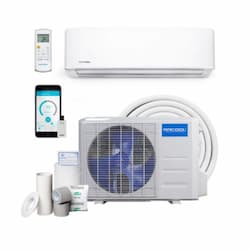 12000 BTU/H Ductless Mini-Split System, Up to 600 Sq Ft, 20 Amp, 120V