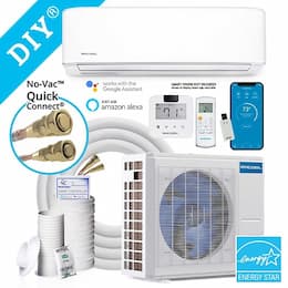 12000 BTUH DIY Ductless Mini-Split Condenser, 20A, 115V