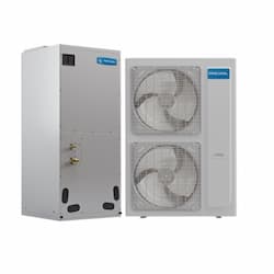 48K-60K BTU/H Central Heat Pump System, 2000 Sq Ft, 1 Ph, 45 Amp, 208V/230V