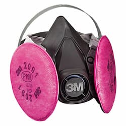 3M P100 Large 6000 Series Half Facepiece Dual Cartridge Respirator