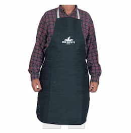 36-in X 27-in Welding Bib Apron, Denim, Blue