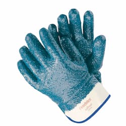 Memphis Glove Large Blue Fully Coated Nitrile Coated Gloves